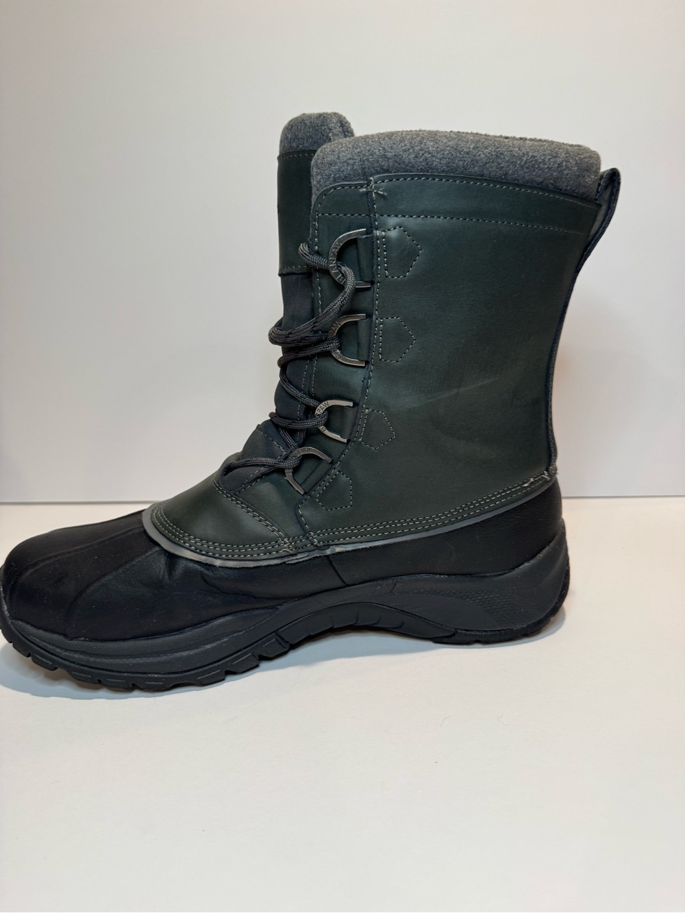 BEARPAW Colton Men’s Snow Boots | Black | Size 12 - Picture 4 of 11
